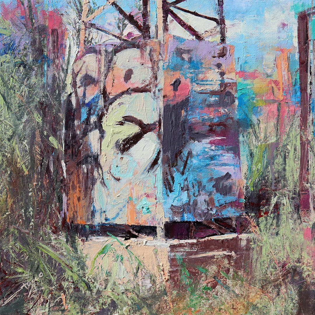 Matted Earth with Cell Tower